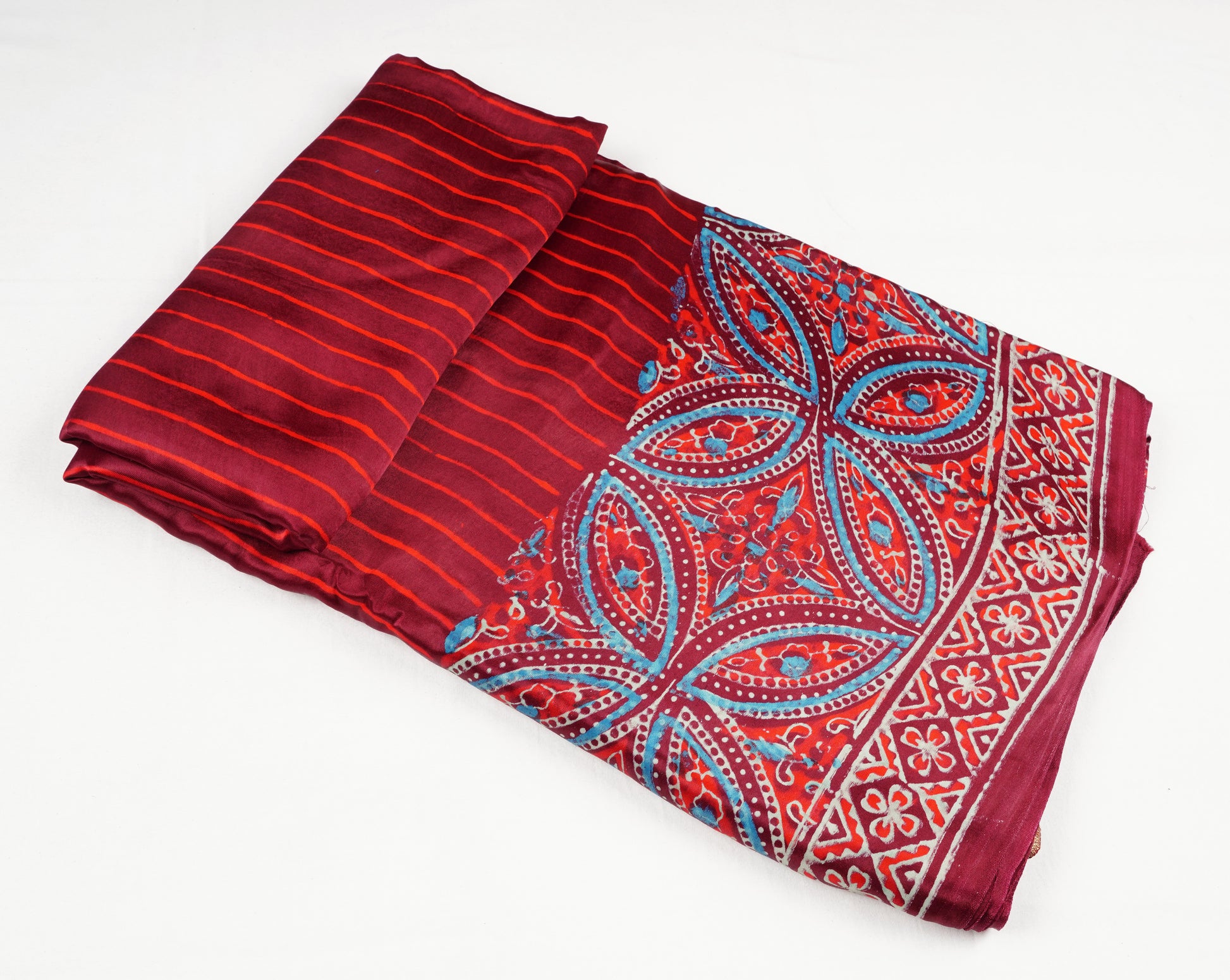 Modal Silk with Lagda patti pallu