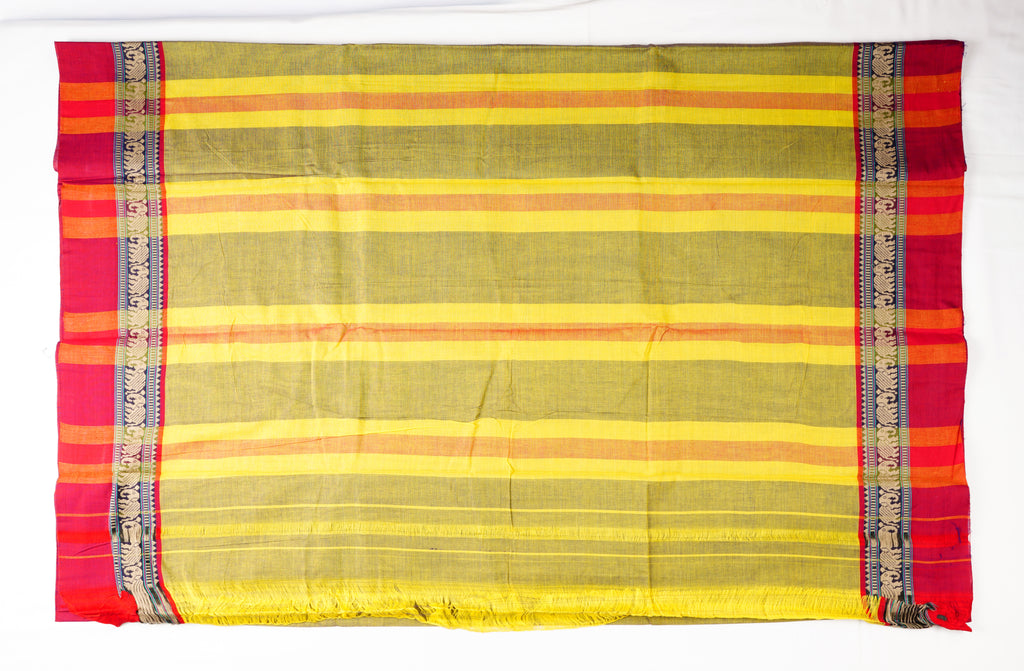 Narayanpet Cotton Elephant Border