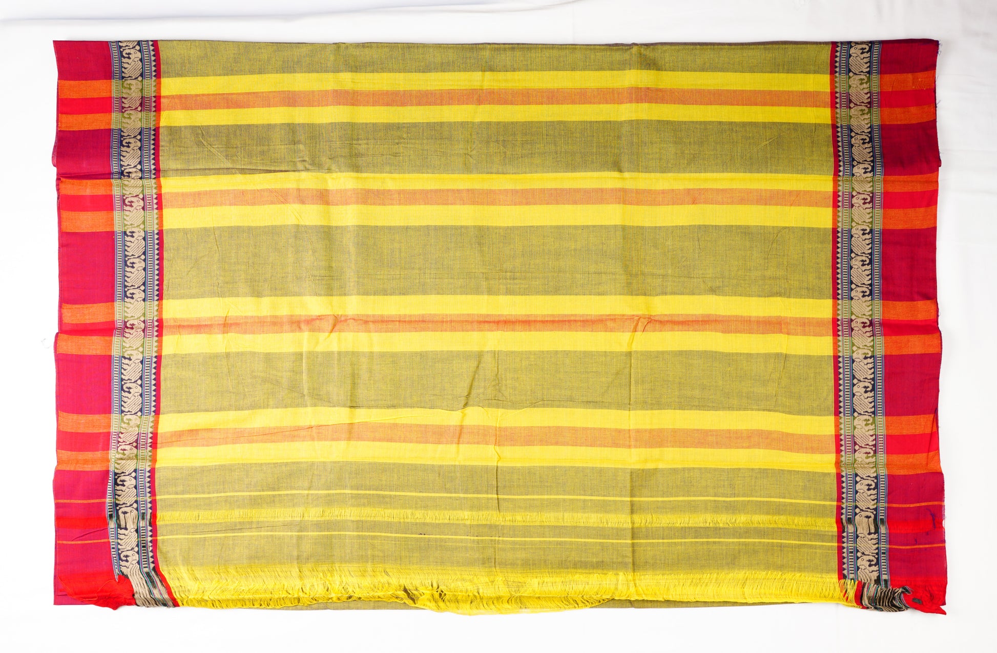 Narayanpet Cotton Elephant Border