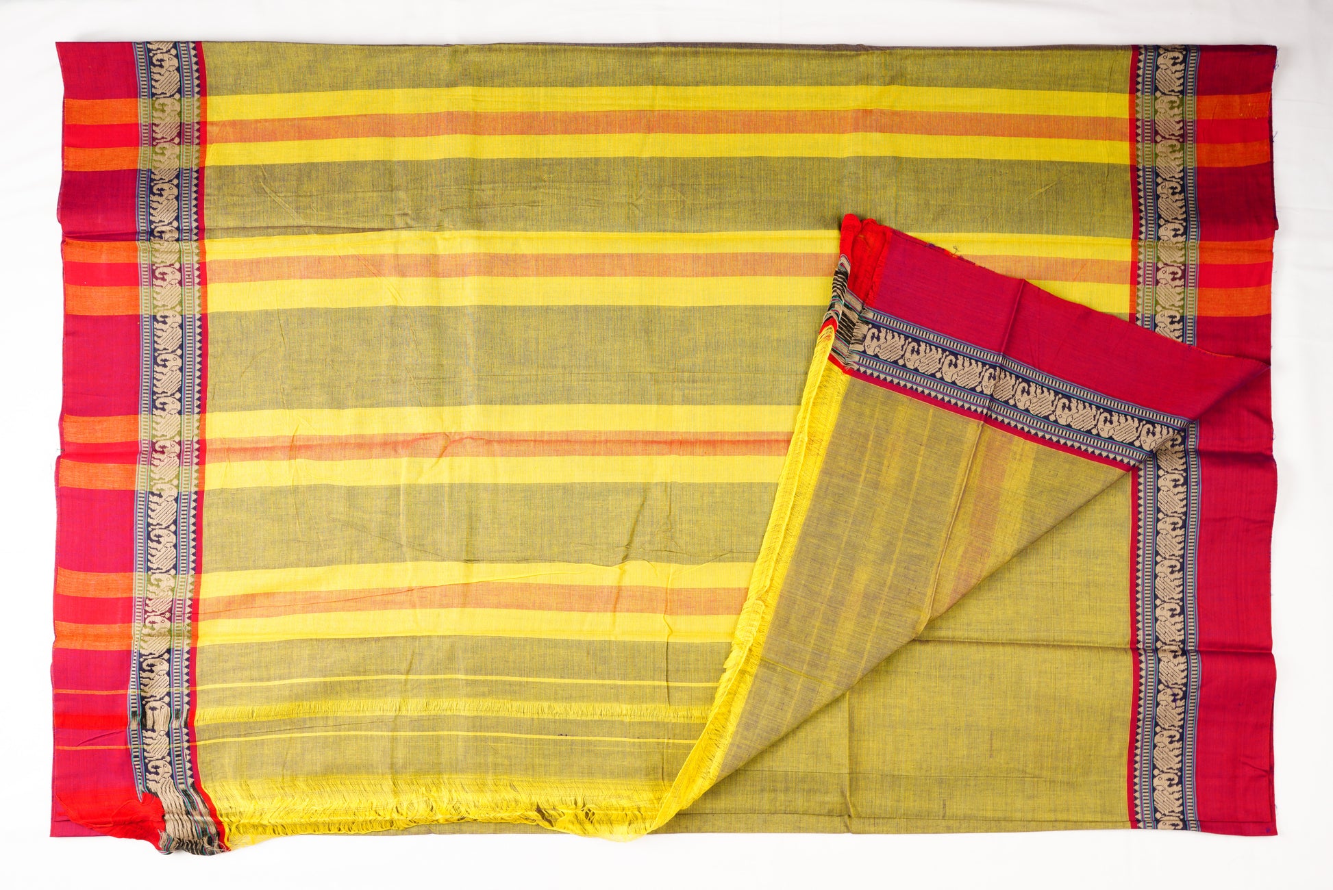 Narayanpet Cotton Elephant Border