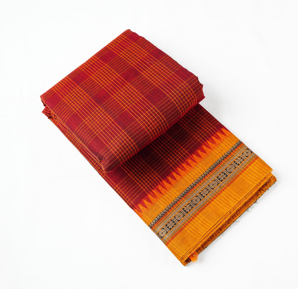 Narayanpet Cotton Temple Border