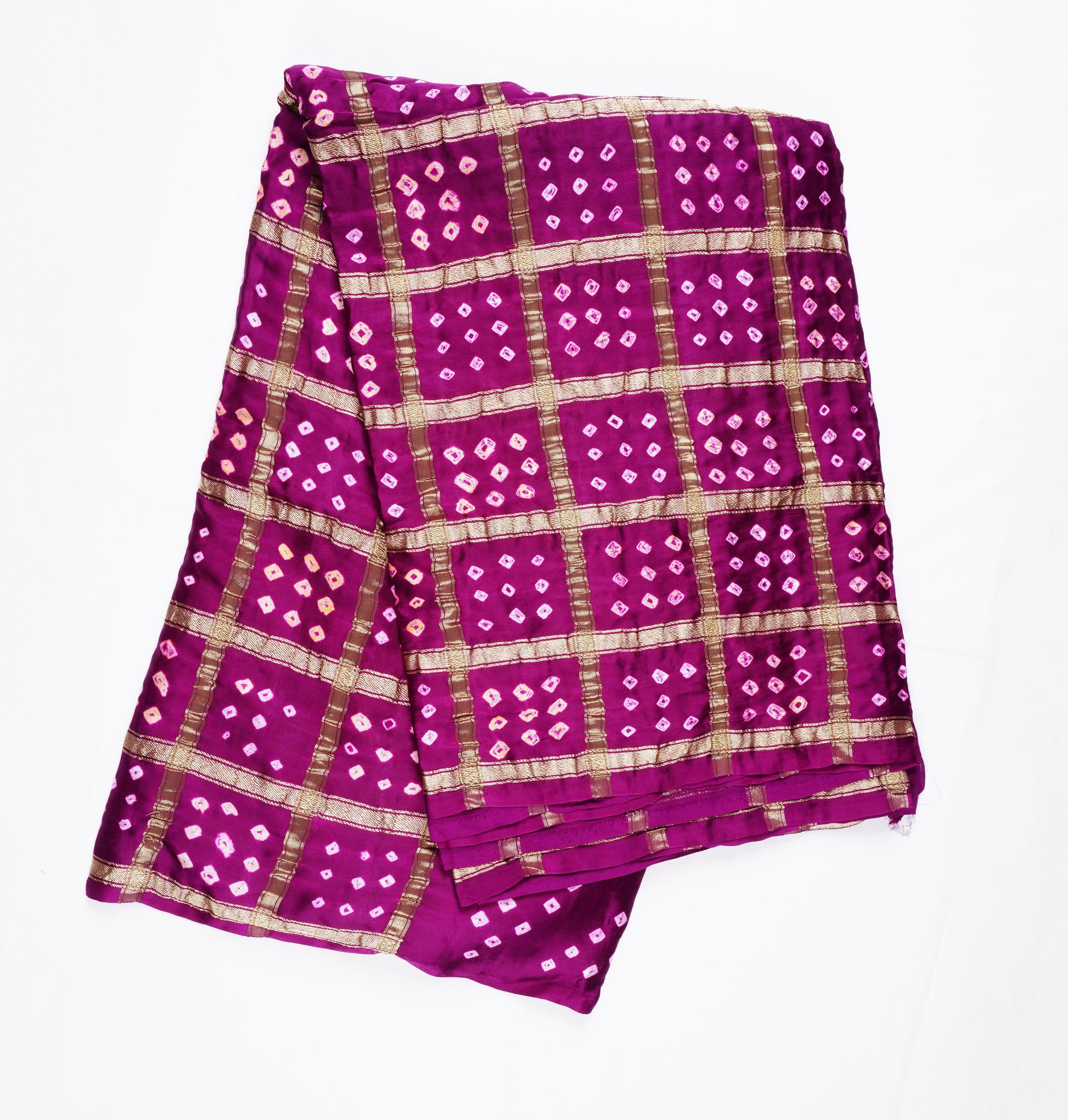 Bandhani Purple