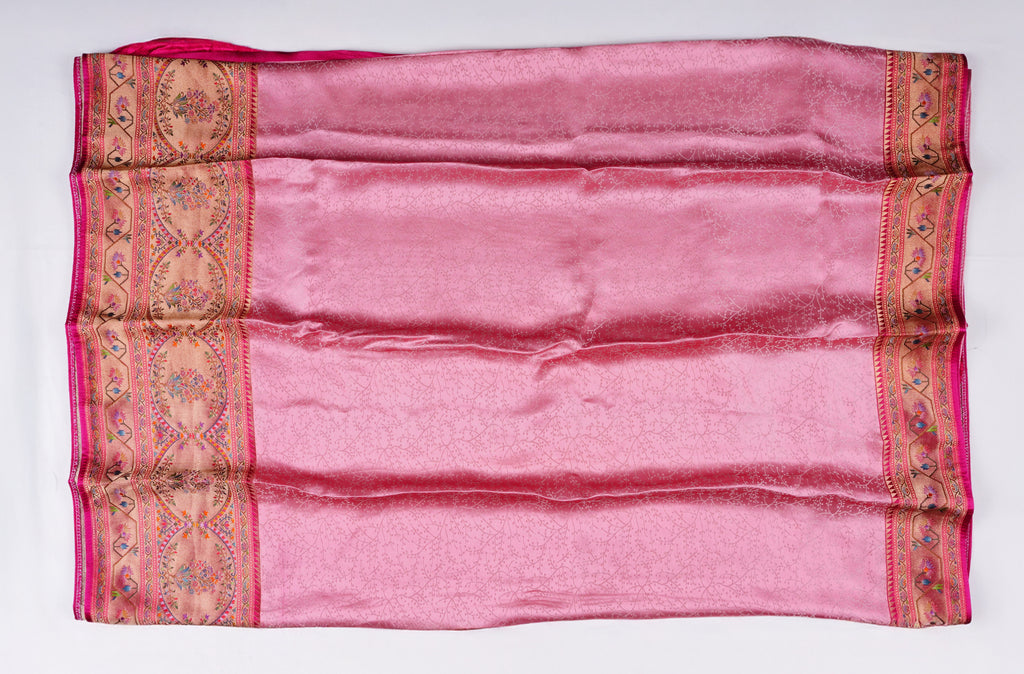 Jacquard silk Benares border