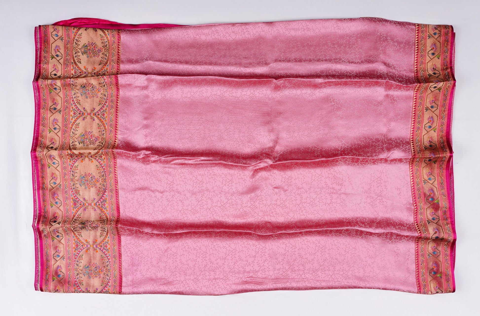 Jacquard silk Benares border